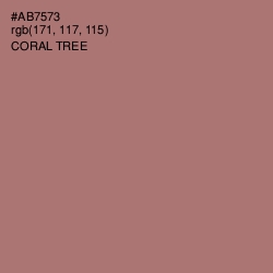 #AB7573 - Coral Tree Color Image